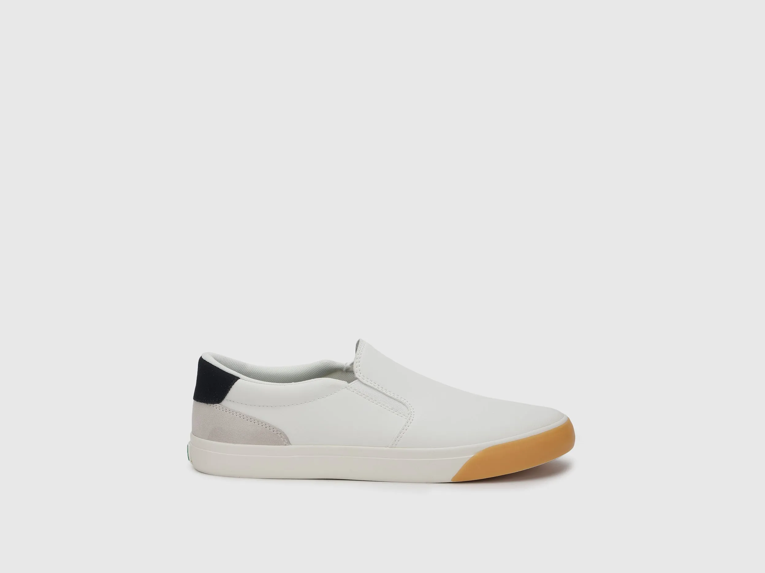 Solid Pattern Slip-On Shoes