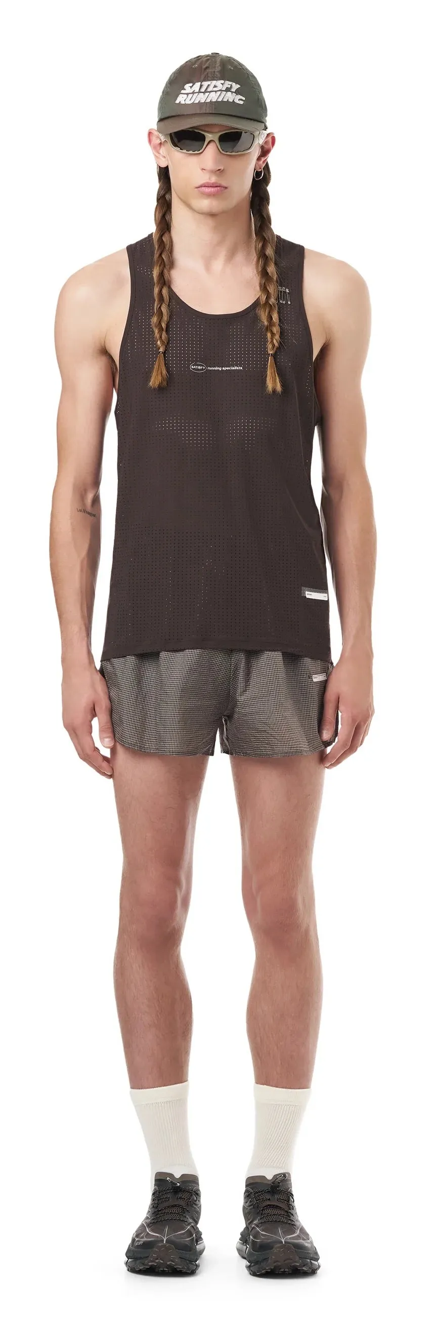 Space-O™-Singlet | Deep Mahogany