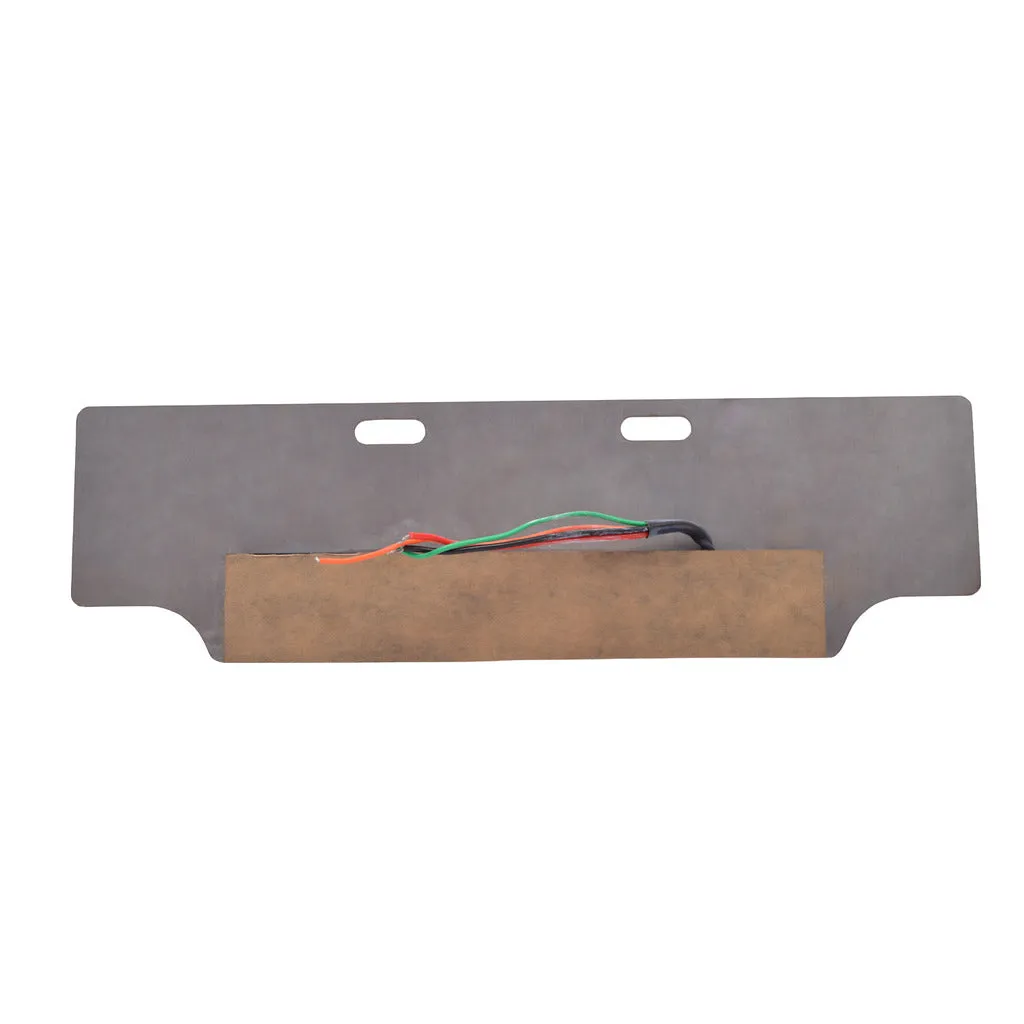 Stainless Steel Number Plate With Inbuilt Indicator For Royal Enfield All Model