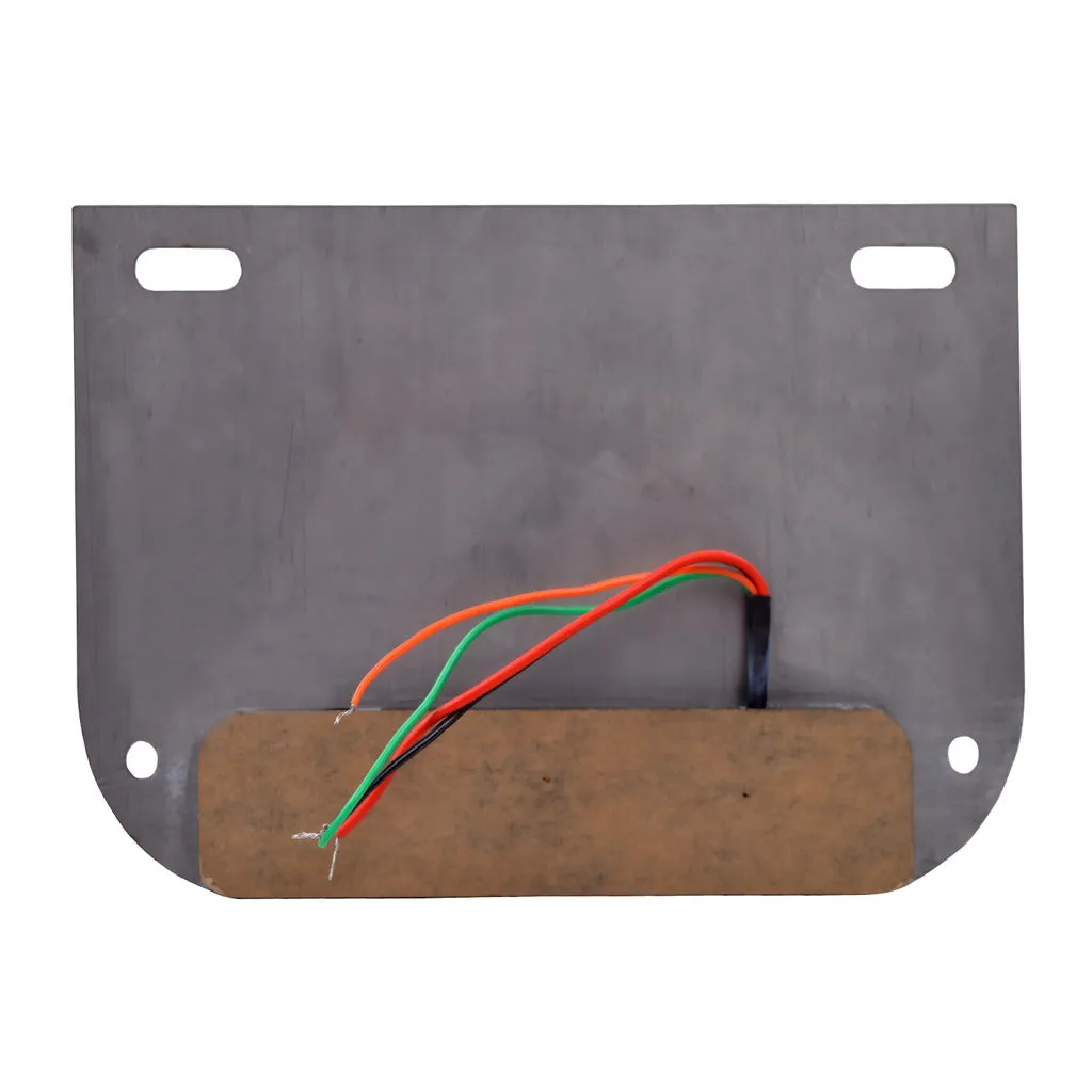Stainless Steel Number Plate With Inbuilt Indicator For Royal Enfield All Model