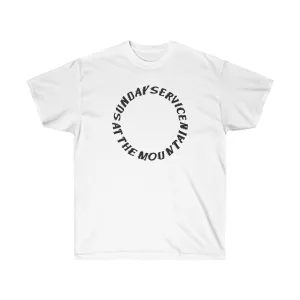 Sunday Service at the Mountain Unisex Ultra Cotton Tee - Kanye West Coachella inspired