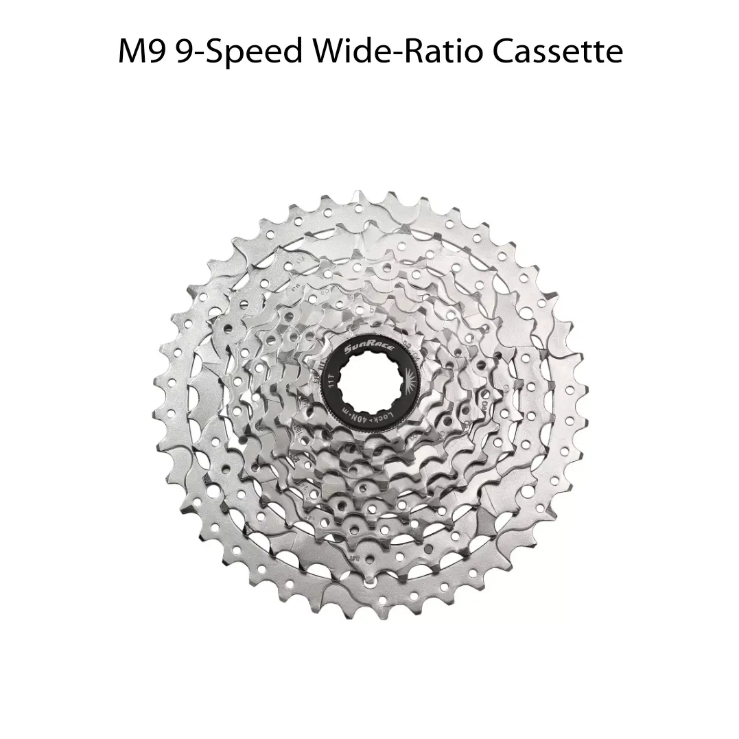 Sunrace 9 Speed 11-40T Wide Ratio HG Cassette CS-M990