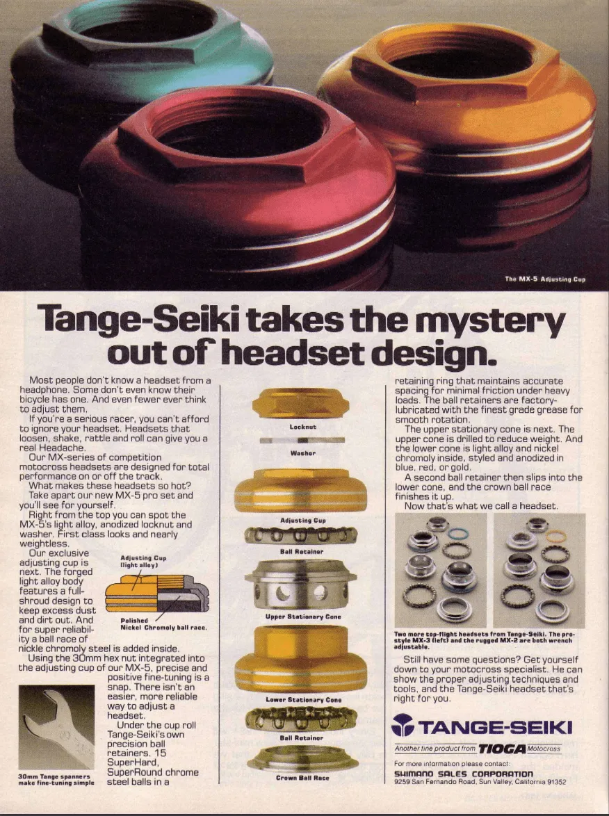 Tange Seiki MX-5 Headset