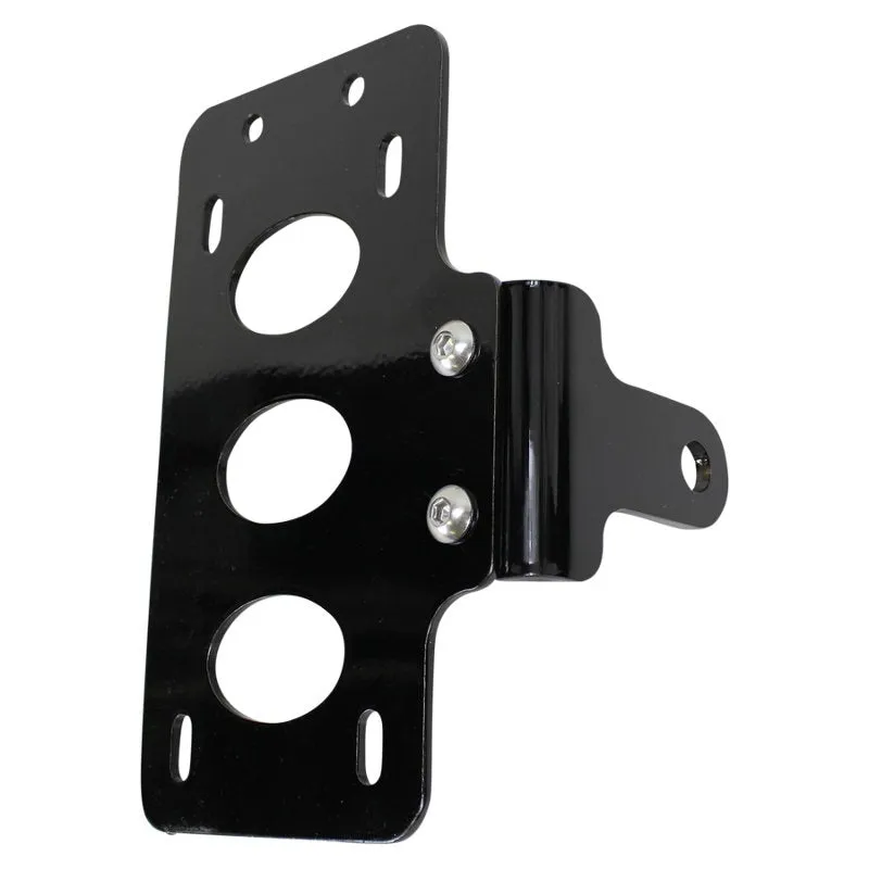 TC Bros. Side Mount License Plate Bracket (with no light) 1/2" Shock Mount