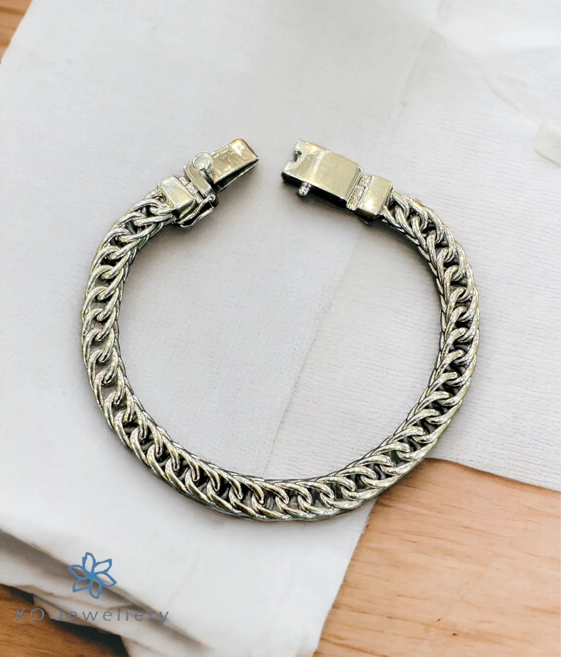 The Gideon Links Silver Bracelet