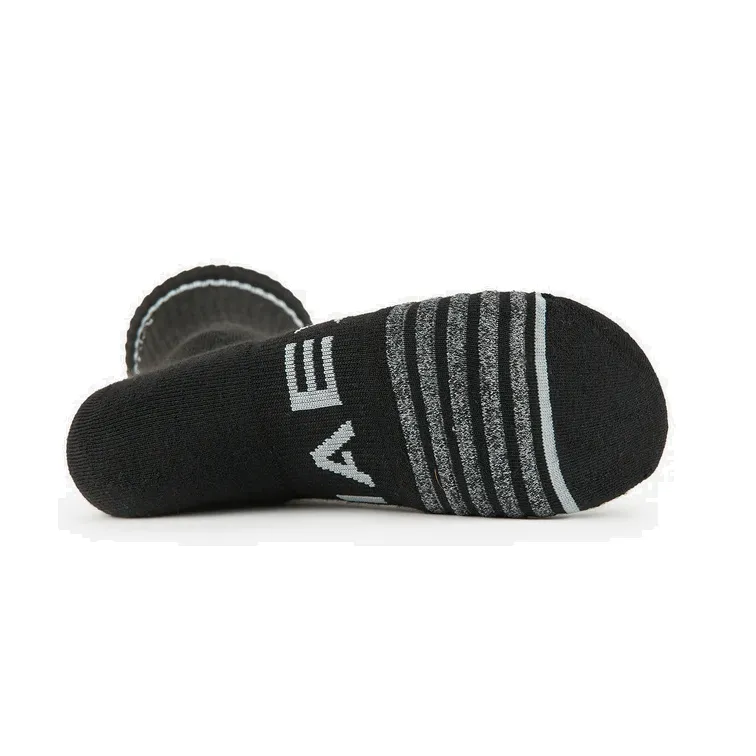 Thorlo Experia Ultra-Light Padding Tennis Crew Socks Black