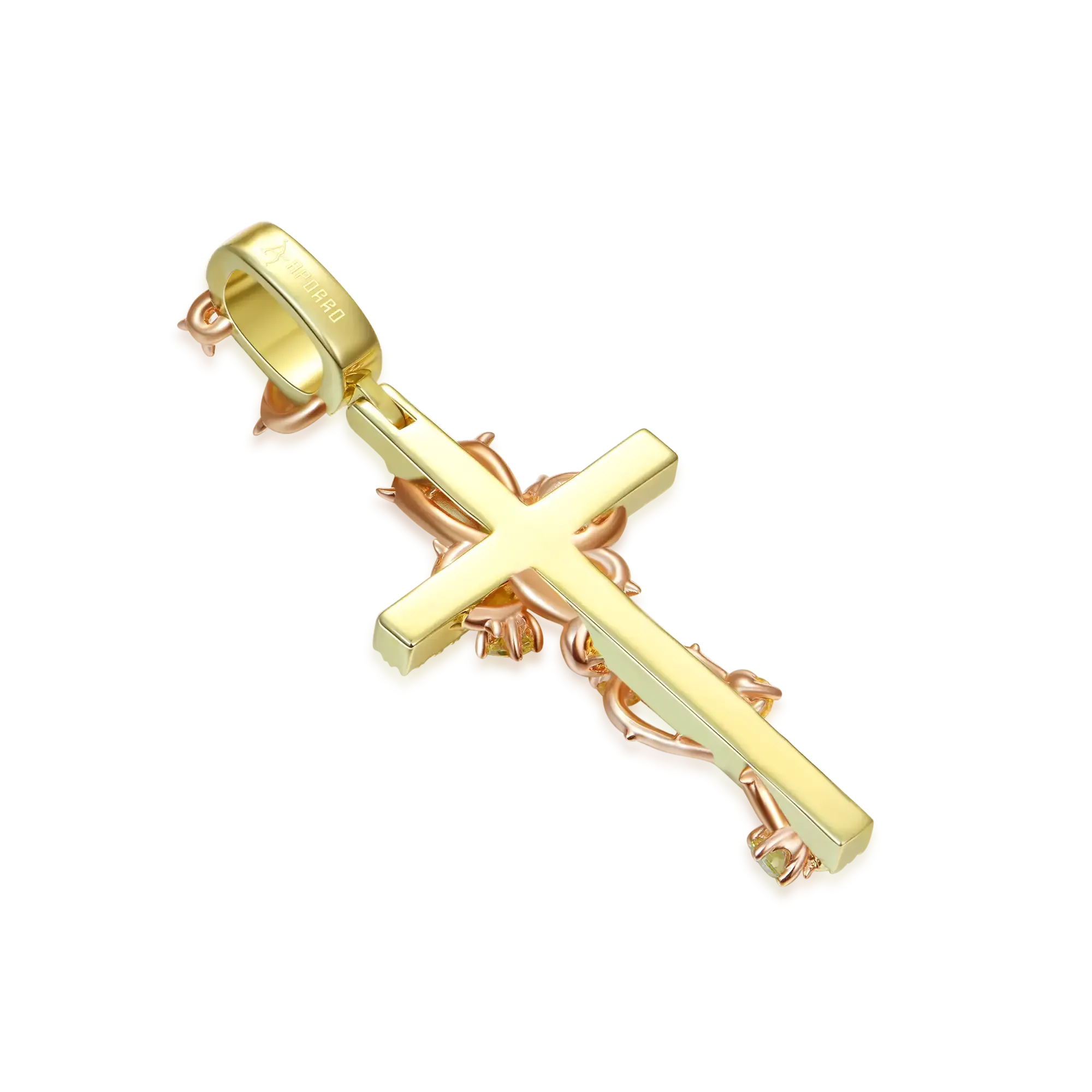 Thorned Rose Cross Pendant