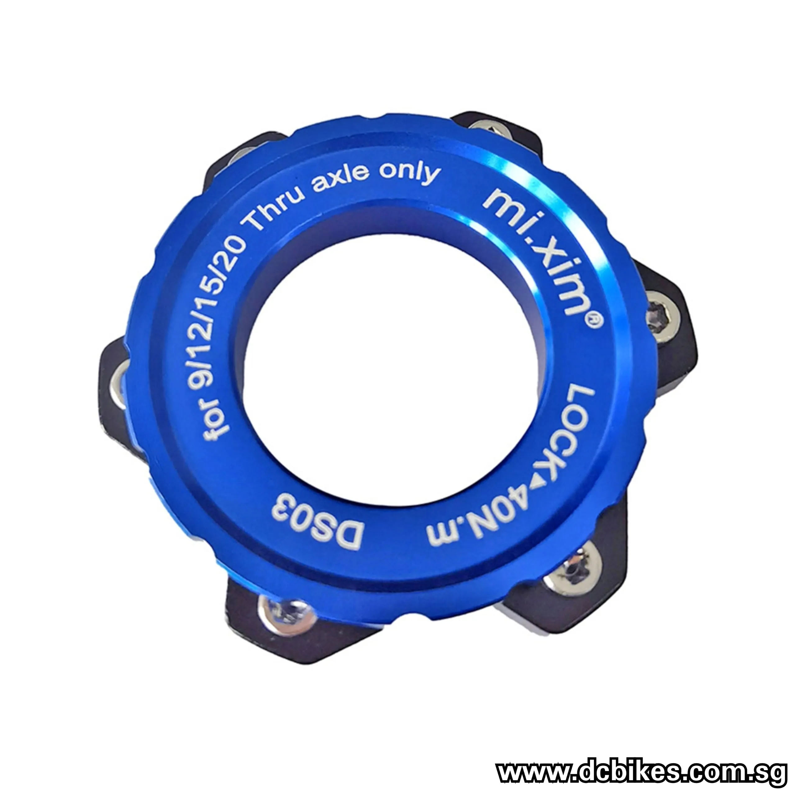 Thru Axle Disc Brake Centerlock Hub To 6 Bolts Disk Rotor Adapter Conversion Kit (1 Piece) 
