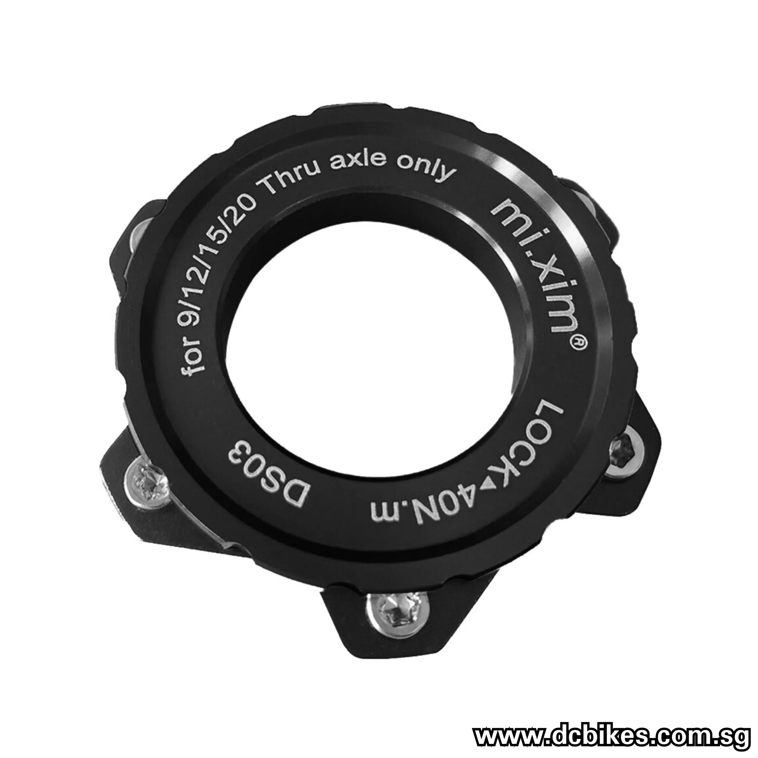 Thru Axle Disc Brake Centerlock Hub To 6 Bolts Disk Rotor Adapter Conversion Kit (1 Piece) 