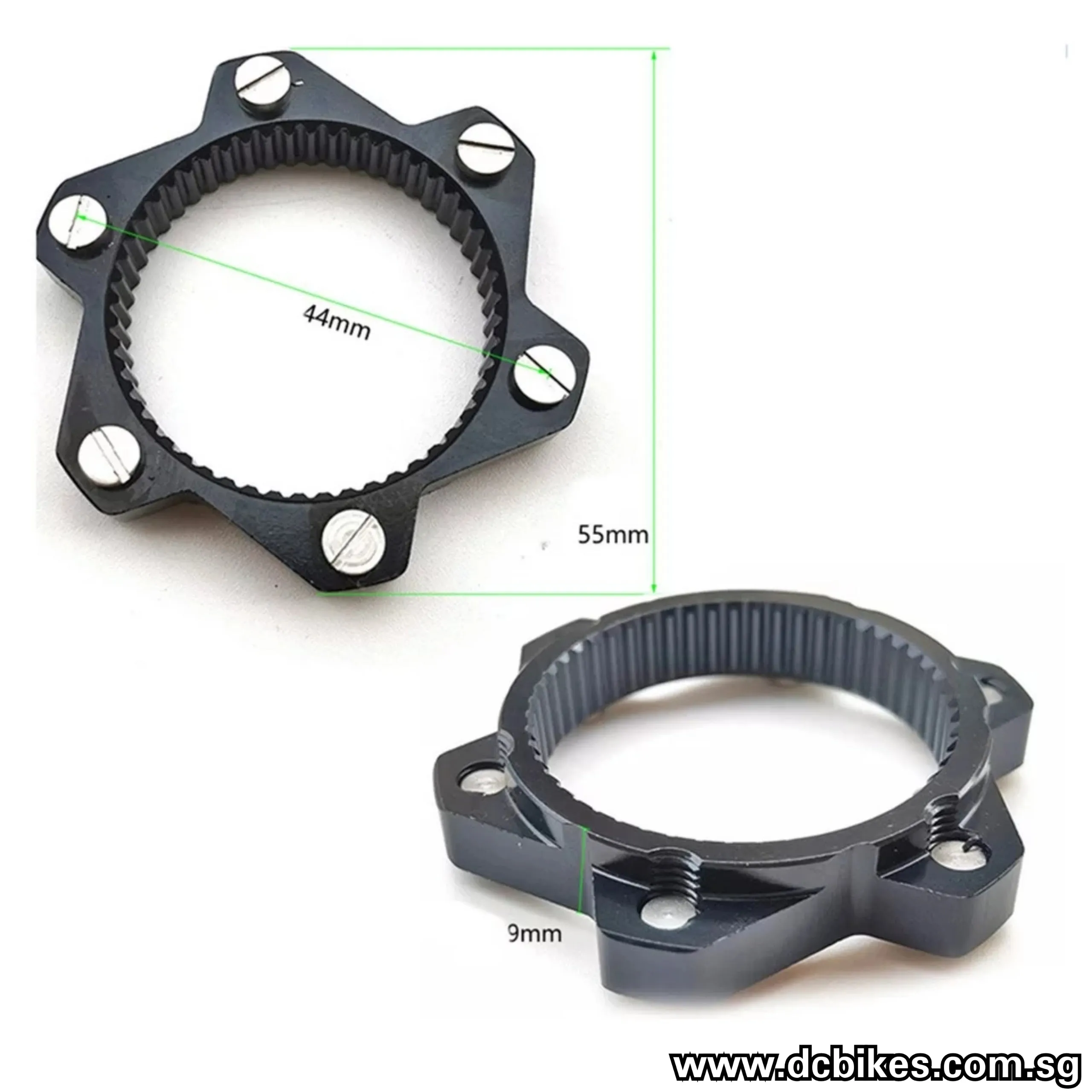 Thru Axle Disc Brake Centerlock Hub To 6 Bolts Disk Rotor Adapter Conversion Kit (1 Piece) 