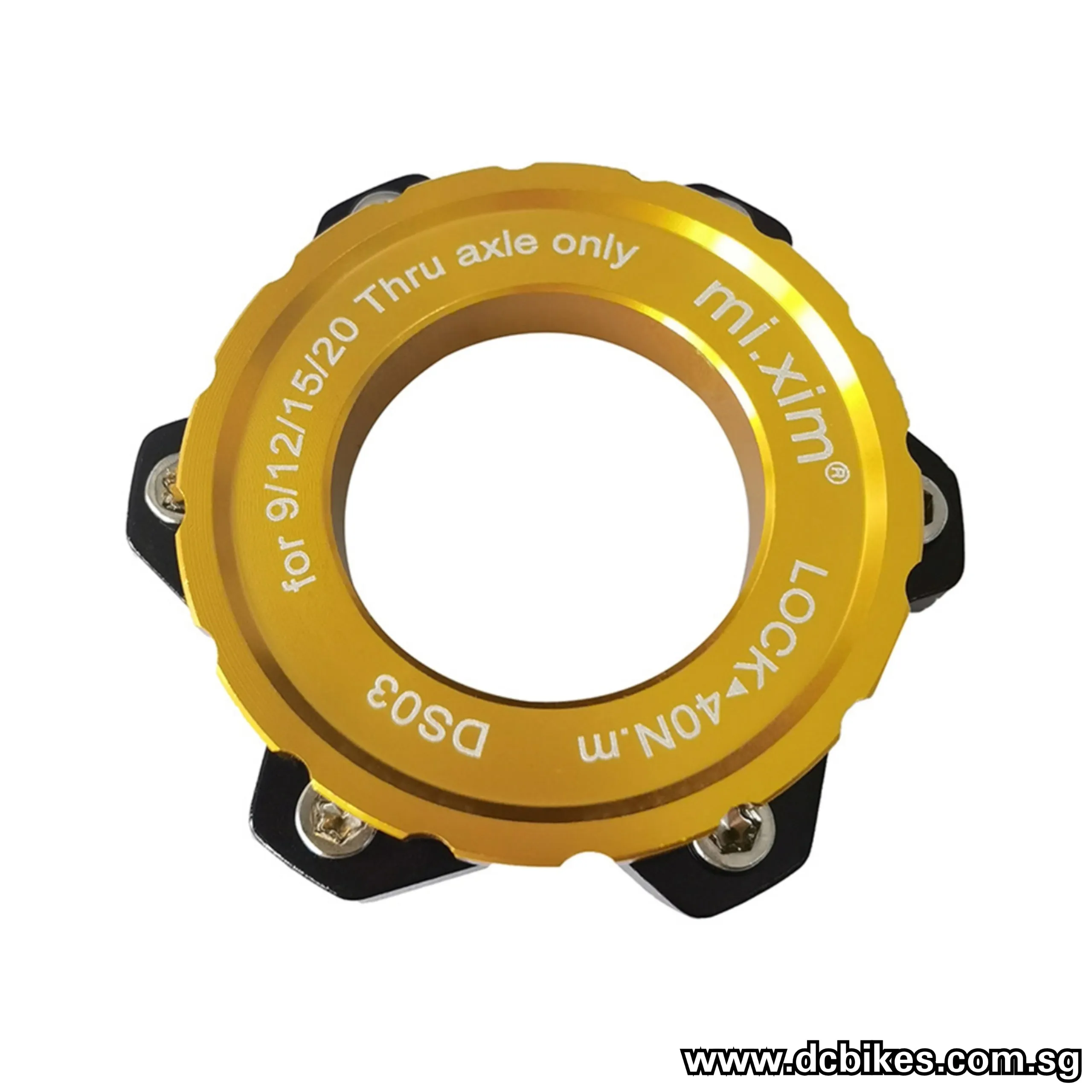 Thru Axle Disc Brake Centerlock Hub To 6 Bolts Disk Rotor Adapter Conversion Kit (1 Piece) 