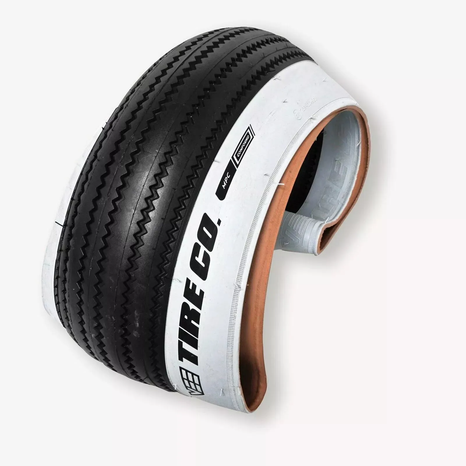 Vee Tire 20 x 4.0 Zig Zag TLR Fat Tire Fat Bike E-Bike White Wall Folding Tires