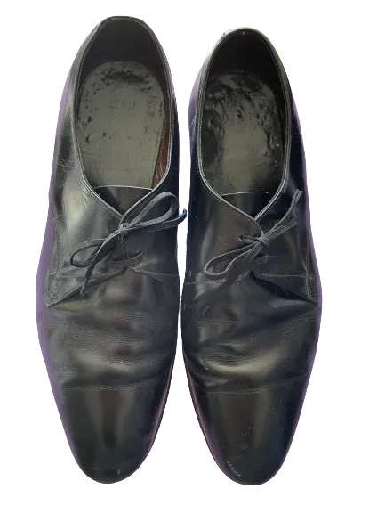 Vintage Black Leather Dress Shoes