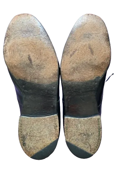 Vintage Black Leather Dress Shoes