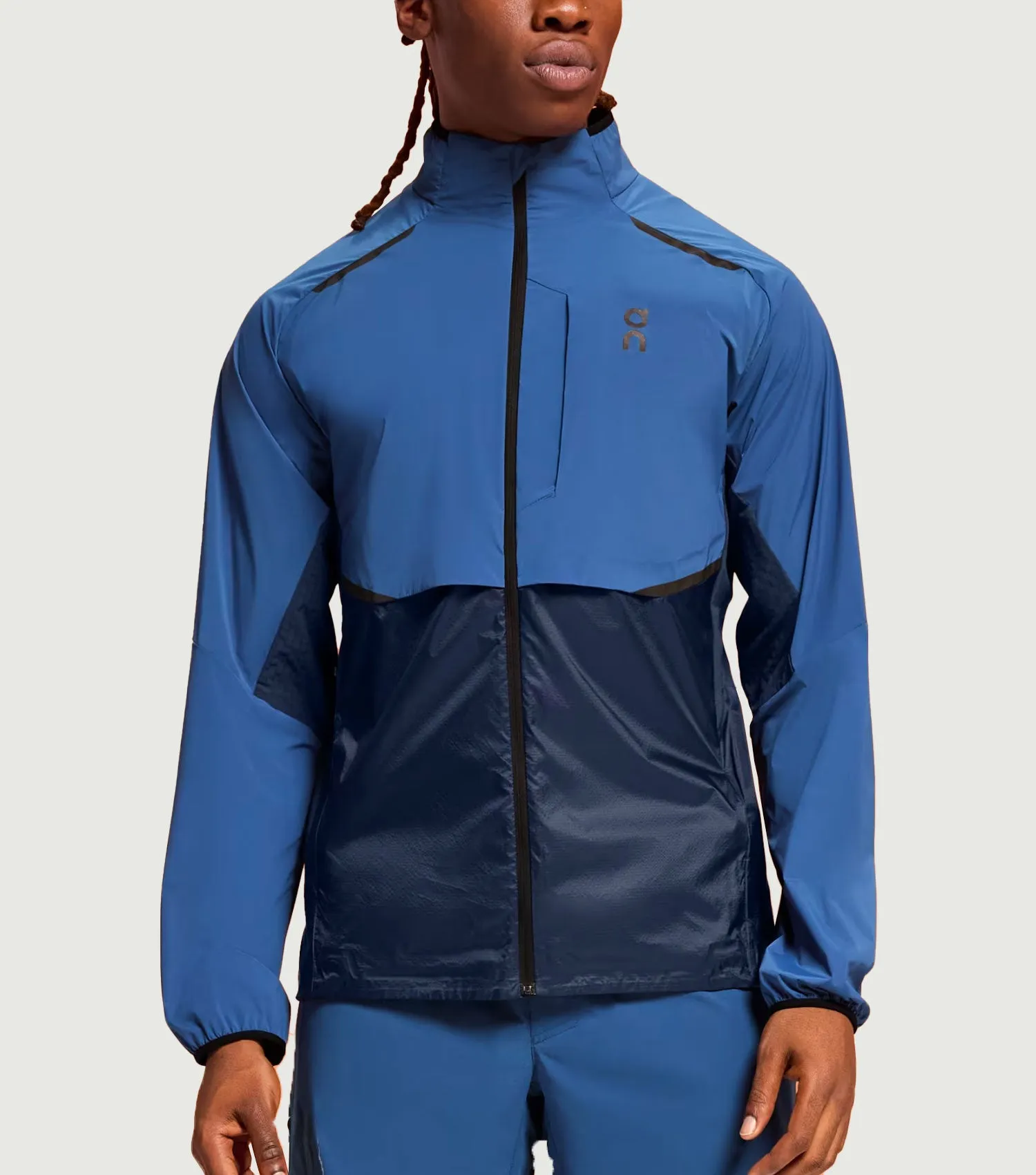 Weather Jacket Men Denim/ Navy
