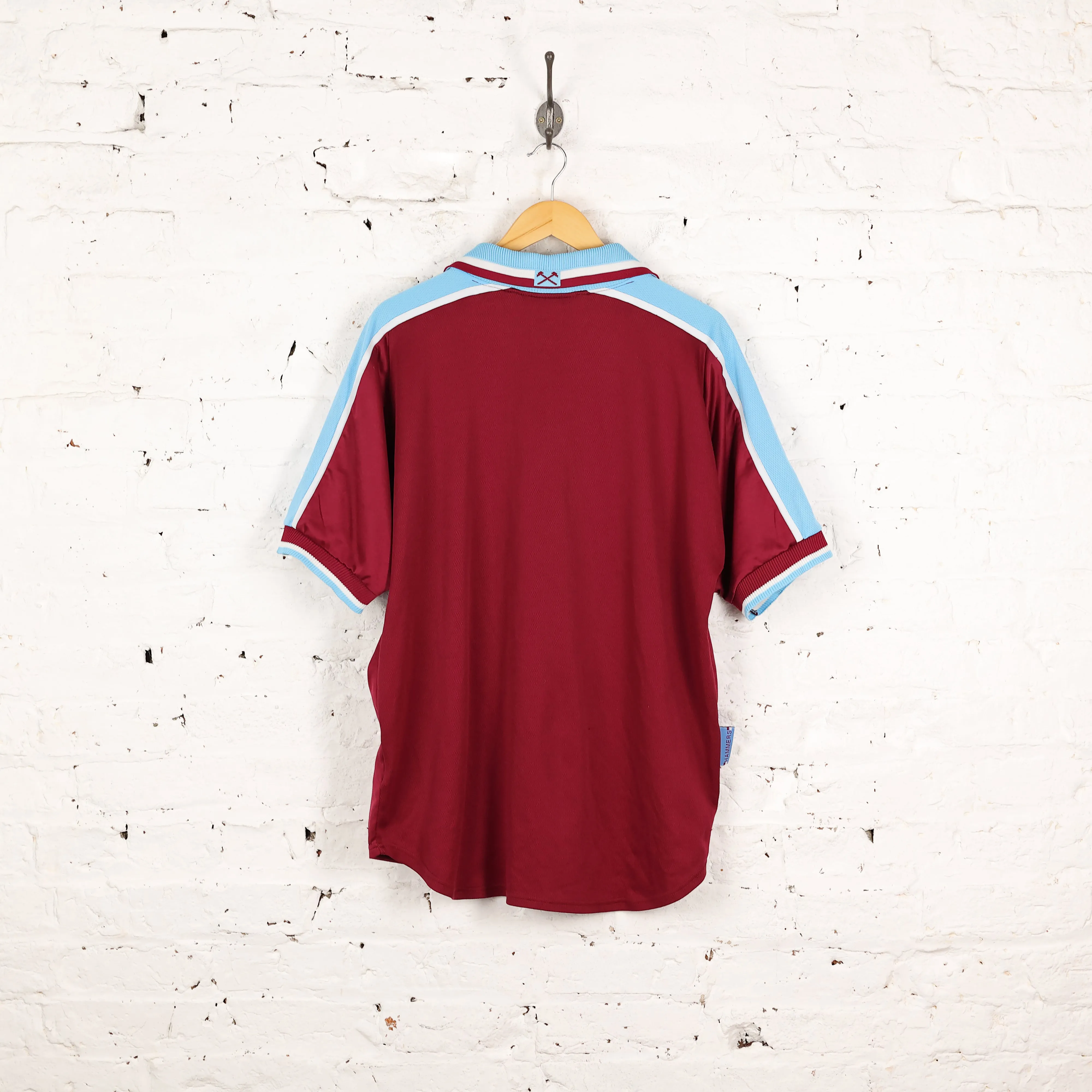 West Ham United Fila 1999 Home Football Shirt - Maroon - XL