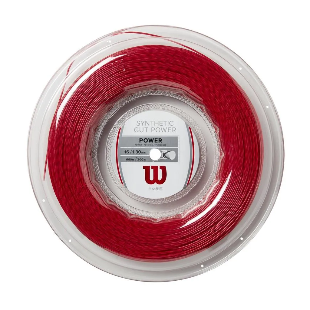Wilson SynGut Power 16 (1.30) Red 1/2 Set