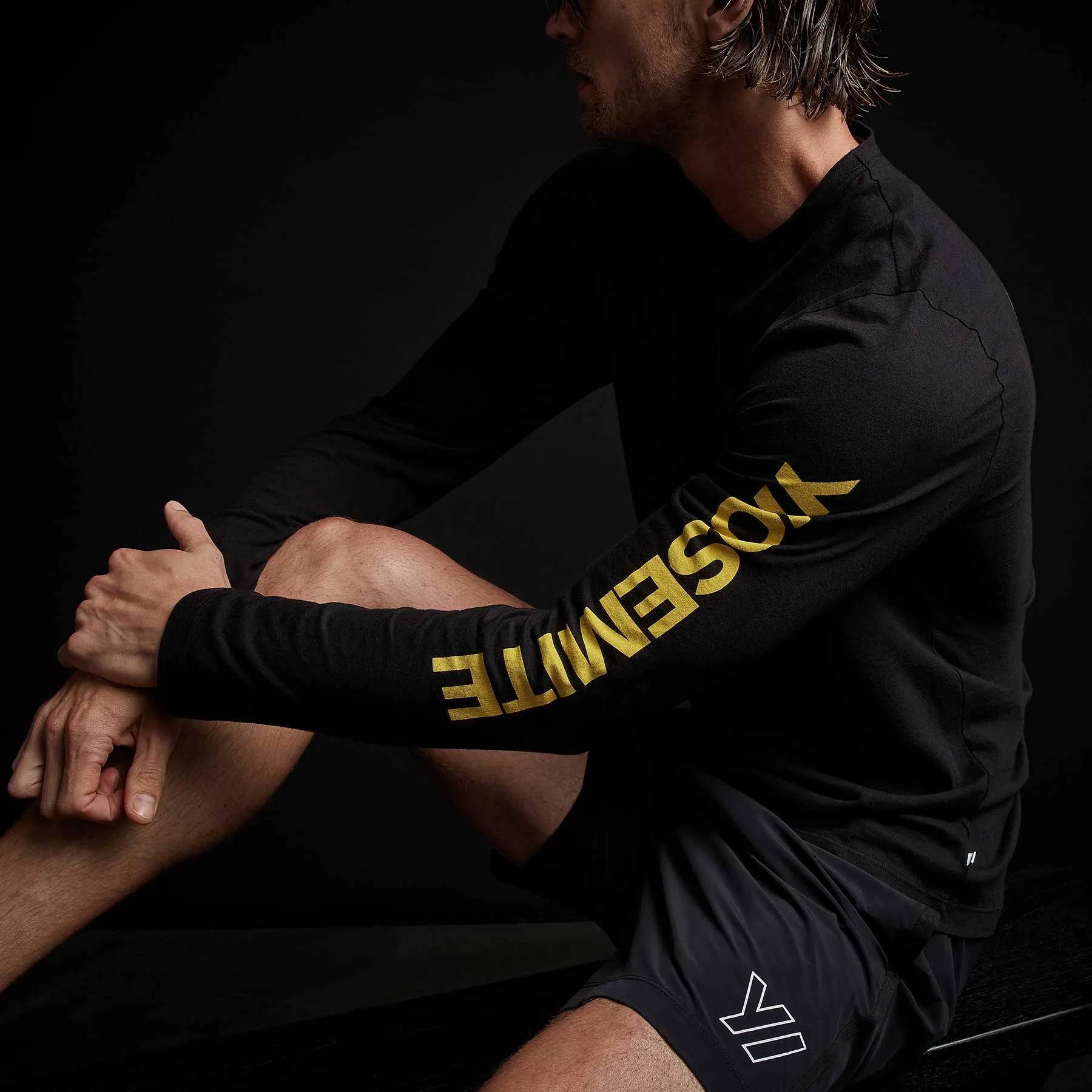 Y/OSEMITE Long Sleeve Crew Neck - Black