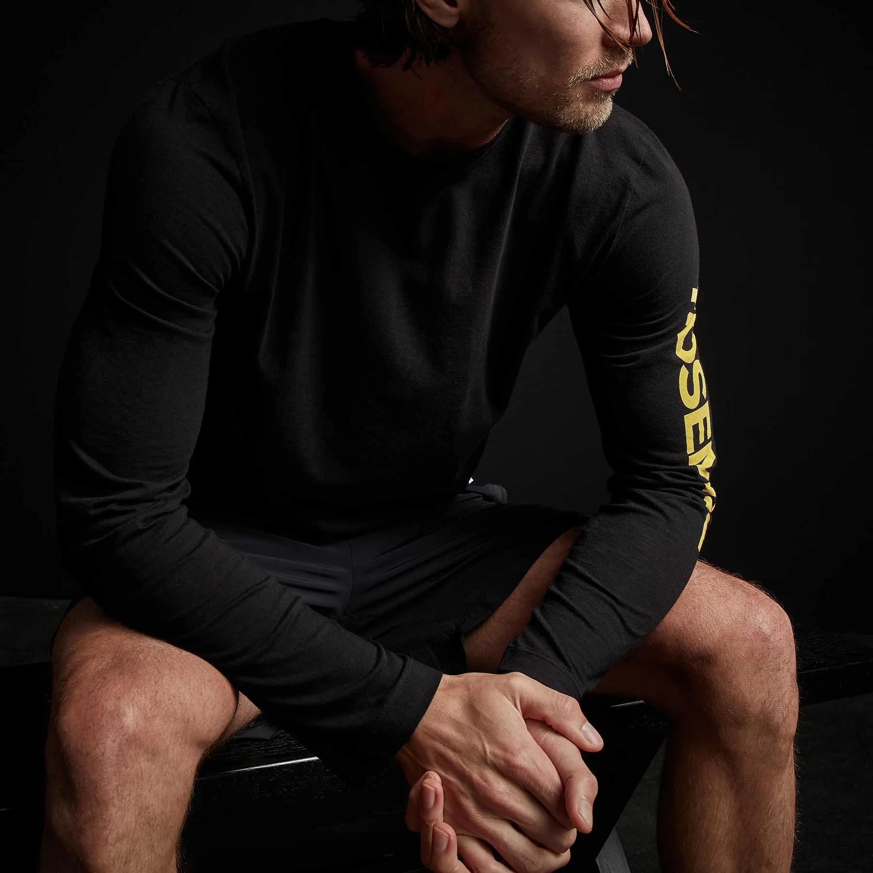 Y/OSEMITE Long Sleeve Crew Neck - Black