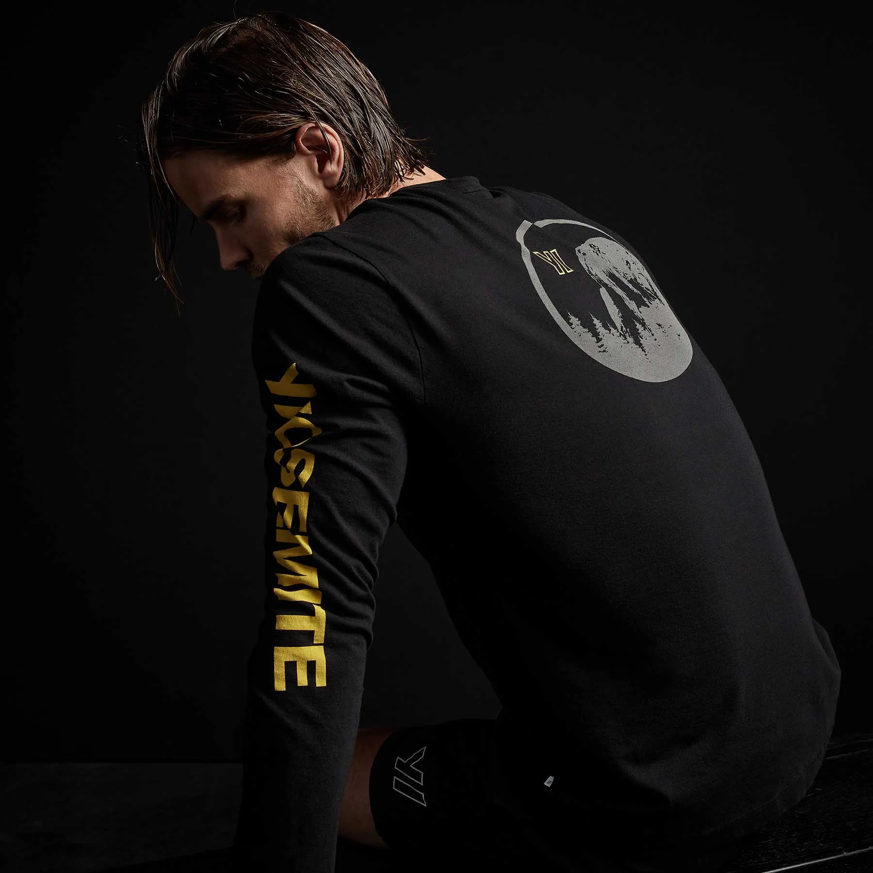 Y/OSEMITE Long Sleeve Crew Neck - Black